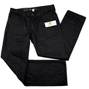 NWT Kenneth Cole Slim Fit Biker Wash Tapered Leg Low Rise Denim Jeans 33x30